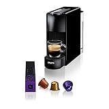 Nespresso Krups Essenza Mini Kaffeekapselmaschin, 14 Kapseln, 19 bar, Energiesparmodus, 1260 Watt,...