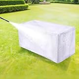 Gartentisch Abdeckung Wasserdicht,Winterfest Abdeckplane Gartenmöbel und UV-stabilisiert Winddicht...