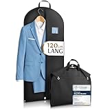Bruce.® Kleidersack Kurz 120x60 cm – Hochwertige Kleiderhülle für Anzug, Blazer, Kostüm &...