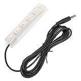 Aquarium-LED-Licht, Kleine USB-Fisch-Aquarium-Teich-Wasserfall-Beleuchtung, Tauchbare...