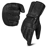 aaasportx Motorradhandschuhe Herren Winter Schwarz MotorradHandschuhe Winter Motorradhandschuhe...