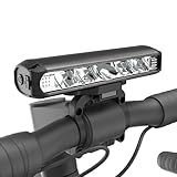 UPPEL Fahrradlicht Vorne 2600 Lumens USB C Ladeanschluss 5 LEDs 4-Lichtmodi Fahrradlampe Vorne...