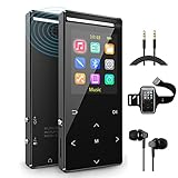 64GB MP3-Player, MUSRUN MP3 Player mit Bluetooth Armtasche, HiFi, AUX-Record, Sleeptimer, FM,...