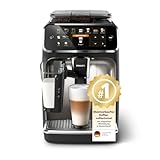 Philips Series 5400 Kaffeevollautomat – LatteGo Milchsystem, 12 Kaffeespezialitäten, Intuitives...