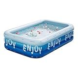 Pool Inflatable, Family Backyard Pools, Stable Tube Accessories, Water Toys, Easy Setup, Large...