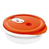 Rotho Micro Clever Mikrowellengeschirr 1l mit Deckel und Ventil, Kunststoff (PP) BPA-frei,...