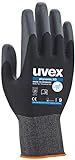 Uvex 3 Paar phynomic XG Arbeitshandschuhe - Schutzhandschuhe für die Arbeit - EN 388 - Grau/Schwarz...
