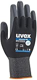 1 Paar uvex phynomic XG Arbeitshandschuhe - Schutzhandschuhe für die Arbeit - EN 388 - Grau/Schwarz...