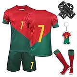Fußball Trikot Kinder,Fußballtrikots Fussball T-Shirt Shorts Fussball Trikot Kinder Set mit...