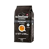 Schwiizer Schüümli Espresso, 100% Arabica Kaffeebohnen, kräftig-intensiv, ideal für...