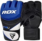 RDX Profi MMA Handschuhe Grappling Sparring Training, Maya Hide Leder, Kickboxen Kampfsport...