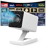 Mini Beamer Unterstützt 4K 1080P, Mini Projektor mit WiFi 6 und Bluetooth 5.4, Tragbarer Projektor...