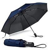 Vicloon Regenschirm, Taschenschirm Auf-Zu-Automatik, Regenschirm Sturmfest, 210T...