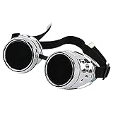 Jiqoe Herren-Brille für Halloween, Cosplay, Kostüme, Brille, Punk, Brille, Vintage-Sonnenbrille