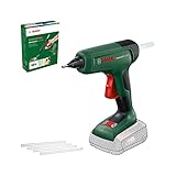 Bosch Akku-Klebepistole AdvancedGlue 18V (ohne Akku; 18V System; 4x Klebestifte; Aufheizen in 90...