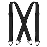 Nujvnuj Hosenträger Herren Extra Stark | 3.8 cm Breit mit 4 Robusten Karabinern | Einstellbar &...