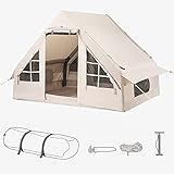 wiedao Großes aufblasbares Zelt für Camping, wasserdichtes 4-6 Personen, nicht erforderlich...