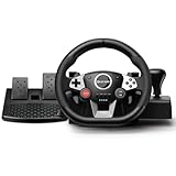 VooFun Racing Wheel, Gaming Lenkrad Kompatibel für PC/ PS4/ Switch/ PS3/ Xbox One/Xbox 360, PC...