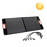 Technaxx Solarpanel Faltbar 100W TX-206 für Outdoor, Camping, Balkon usw, Tragbares...