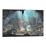 SEGFUGS Poster 'Child of Light', dekoratives Gemälde, Leinwand, Wandposter und Kunstdruck, modernes...