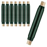 8x Blumenwickeldraht-Set 35m Wickeldraht lose auf Holzwickel Stärke 0,7mm Bindedraht Garten zur...