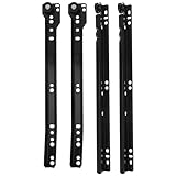 NOLITOY 1 Paar Schubladenschienen 12 Zoll Unterbau Ersatzschienen aus Metall Bodenmontage Langlebige...