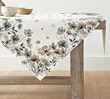 Artoid Mode Wilde Tuschemalerei Blumen Blätter Frühling Tischwäsche, Küche Tisch Dekoration...