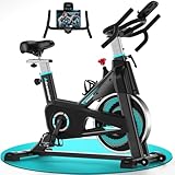 Heimtrainer Fahrrad, Advamsoler Spinning Bike Indoor Hometrainer Fahrrad mit Silent Belt Drive,...