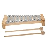 Gatuida Holz Xylophon für Percussion Instrument aus Aluminium für Frühe Musikalische Erziehung...