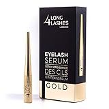 Long4Lashes GOLD 4 ml - Neues Exclusives Wimpernserum, hohe Kapazität - Serum der Superlative...