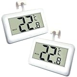 Kühlschrankthermometer, Digital Gefrierschrank Thermometer Mit Gefrierschrank Thermometer Einfach...