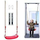 Diompirux Schaukel aus Kunststoff für Kinder, Elastischer Kinderschaukel, Wetterfester Schaukelsitz...