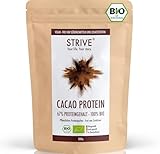 BIO CACAO PROTEIN | Vegan | 100% BIO | 500g Natur Eiweiß mit zertifiziertem Bio Kakao | Ohne...