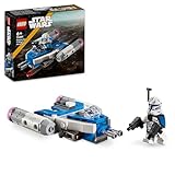 LEGO Star Wars Captain Rex Y-Wing Microfighter, baubares Spielzeug-Sternenschiff Steinen zum...