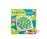 Noris 606012168 - Mein Frosch Memo-Spiel (Kinderspiel ab 3 Jahre) - Gedächtnisspiel mit Spielbrett...