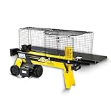 BAMATO Holzspalter HO-7E | mit Elektroantrieb 230V | Spaltkraft 7 Tonnen | perfekt für Kurzholz |...