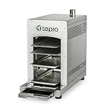 tepro Steakgrill Toronto, Keramikgrill-Infrarot Brenner / Gasgrill mit 3 kW Leistung, max. 800 Grad...