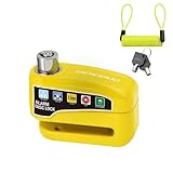 WinGluge Bremsscheibenschloss, Motorradschloss Alarm110db, Fahrrad Alarmanlage, Hochsicherheits...