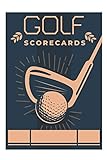 Golf Scorecards: Golf Organizer Scorebook und Scorecard um den Spielstand und Schlagzahl zu erfassen...