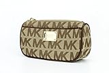 Michael Kors Jet Set Item Jacquard Reisetasche, Beige/Ebenholz/Mokka