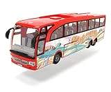 Dickie Toys Touring Bus, Reisebus, Spielzeugbus mit Friktion, Türen zum Öffnen, Maßstab: 1:43, 2...