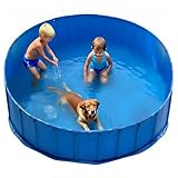 LZMZMQ Frame Pool/Schwimmbecken Pools 1m 2m 3m 4m 5m 6m 7m 8m 9m 10m Blauer Swimmingpool Für...