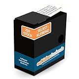 stempel-fabrik 250 Adressetiketten personalisiert - Adressaufkleber mit Wunschtext - selbstklebende...