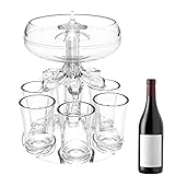 Joberio Getränkespender – 6 Shots Ausgießer Cocktailspender | Lustiger Getränkespender aus...