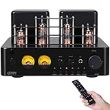 Juson Audio JTA50 130W Röhrenverstärker Einstiegs-HiFi-Verstärker mit BT 5.0, Fernbedienung, AUX,...
