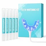 Shynova Zahnaufhellungsgerät mit LED-Zahnaufhellung – Zahnaufhellungsset mit blauem Licht und...