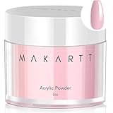 Makartt Acrylpulver für Nägel - 56g Acryl Pulver Nails Rosa Acrylic Powder Professionelle für...