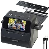 Somikon Fotoscanner: 3in1-Foto-, Dia- & Negativscanner mit 22 MP und HDMI-Ausgang, Akku (Dias...
