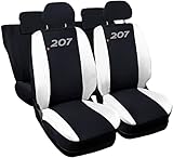 Rebeca Shop® Autositzbezüge kompatibel 207 | Made in Italy | Set Vorder- und Rücksitzbezüge |...