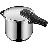 WMF Perfect One Pot Schnellkochtopf Induktion 6,5l, Dampfkochtopf, großes Kochsignal, 2 Kochstufen,...